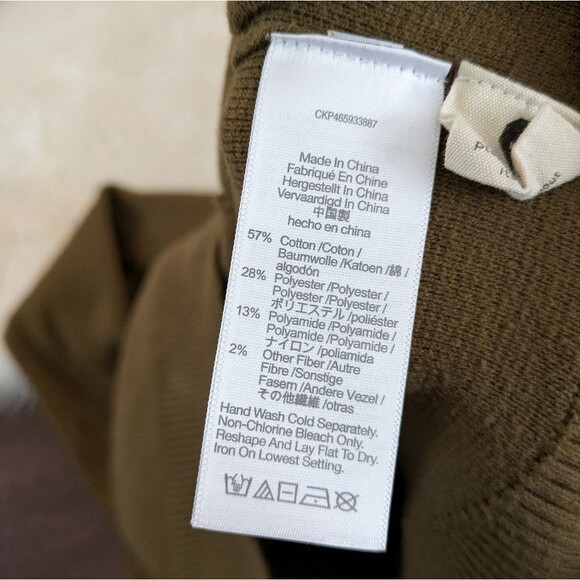 MADEWELL Miller Oversized Button Grandpa Cardigan S Small Olive Green Brown - Picture 6 of 6